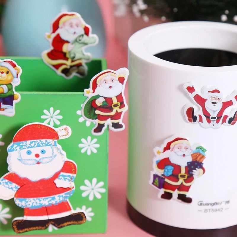 

3D Sticker Timbul NATAL / SANTA CLAUS MERRY CHRISTMAS Cute Sticker