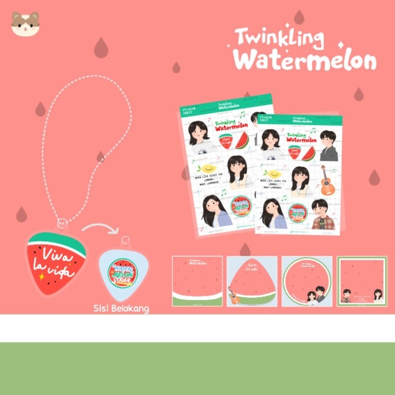

TWINKLING WATERMELON KDRAMA MERCH | STICKER/MEMOPAD/NECKLACE KDRAMA TWINKLING WATERMELON