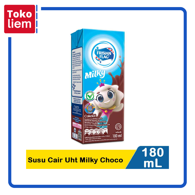 

Frisian Flag Susu Cair Uht Milky Choco 180Ml