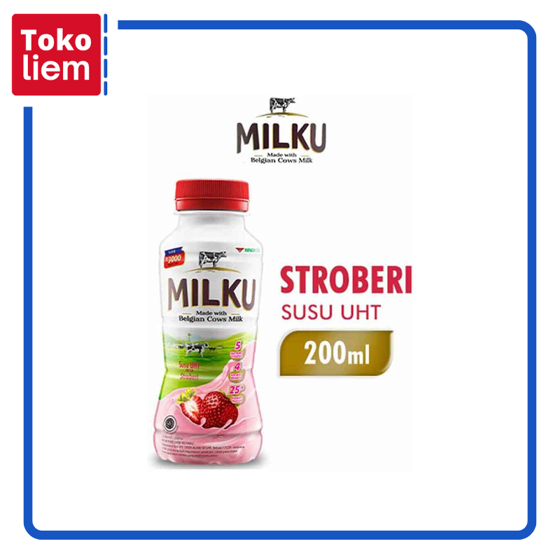 

Milku Susu Uht Stroberi 200Ml