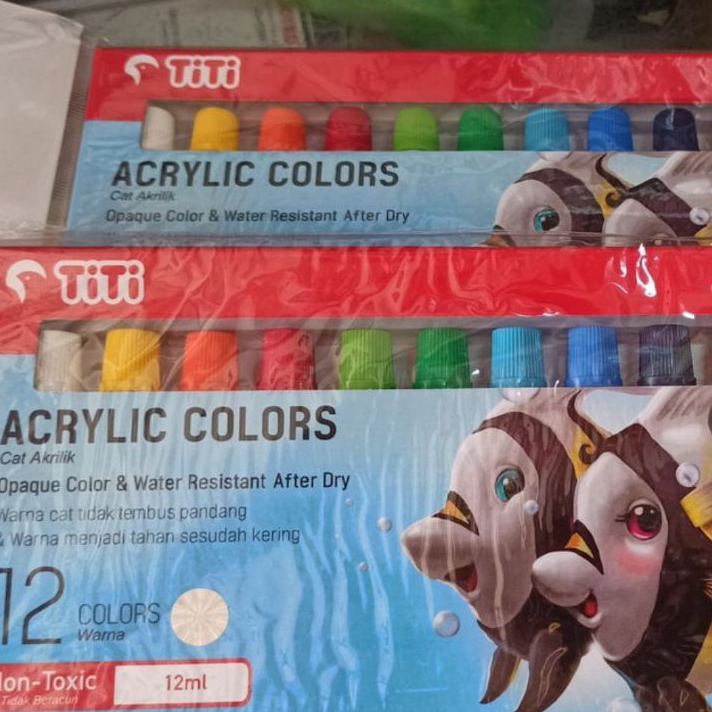 

Best Seller Cat Acrylic 12 warna Titi Joyko ➾❃❇