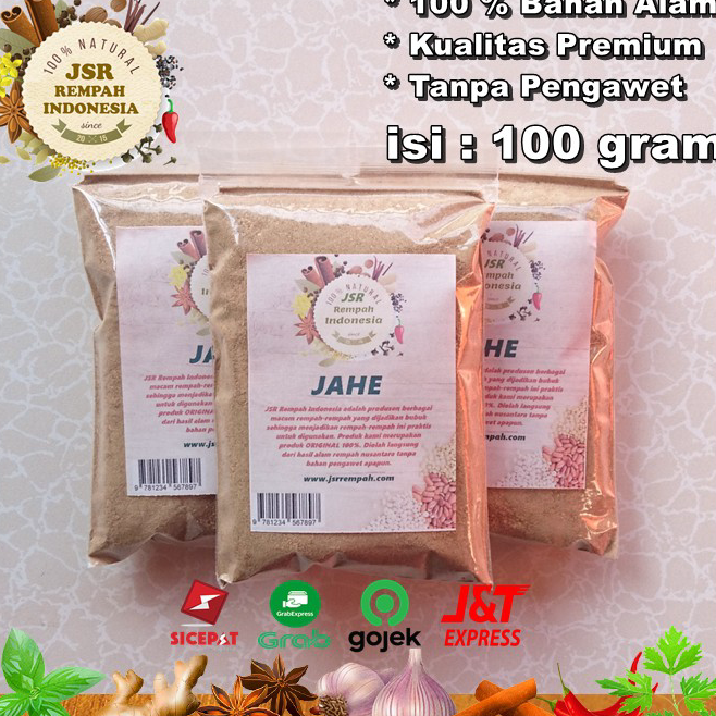 

Best Product JAHE BUBUK ASLI ISI 100 GRAM KUALITAS PREMIUM BUMBU DAPUR JSR REMPAH Big Sale