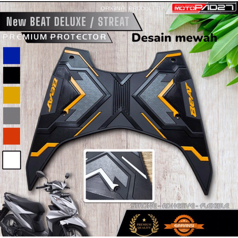 karpet alas kaki motor new beat deluxe beat streat 2022 / karpet pijakan kaki motor / karpet motor