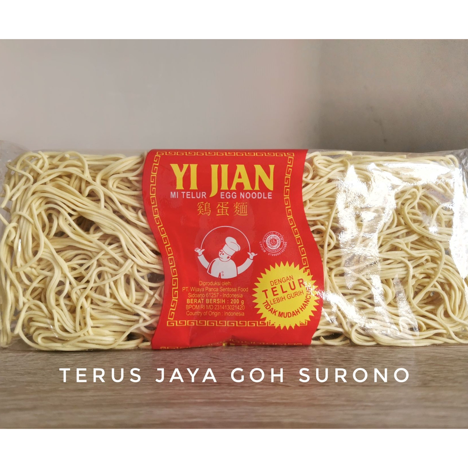 

↓➺✹ Yi Jian Mi Telur Egg Noodle Mie Telor 200g Kuda Menjangan Mie Telor