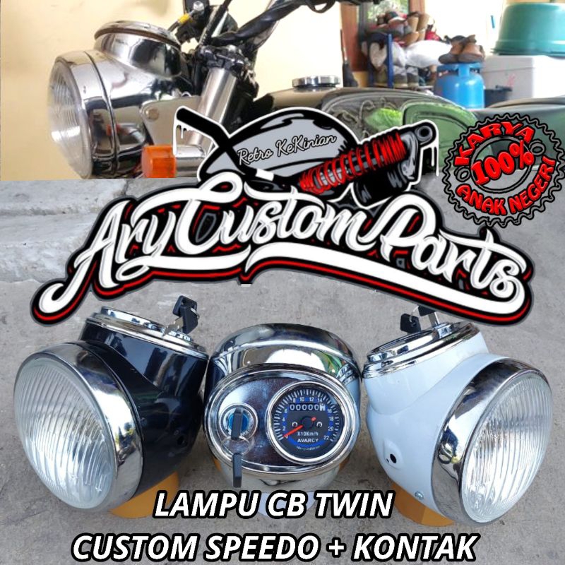 Lampu twin speedometer kontak cb 100 cb twin cb dream cb twin