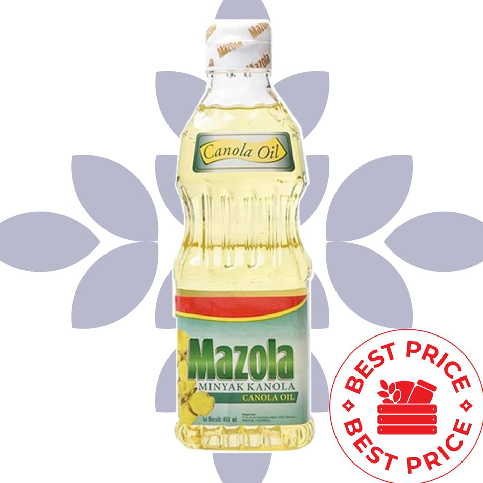 

Terbatas MAZOLA - CANOLA OIL (MINYAK CANOLA) - 450 ML (LEMAK TAMBAHAN MPASI) Grosir