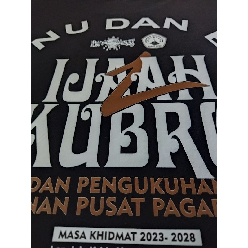 KAOS PAGAR NUSA OFFICIAL IJAZAH KUBRO