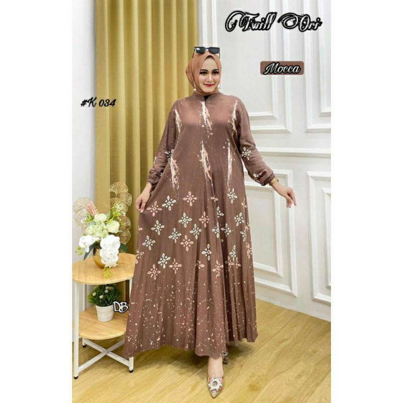 gamis twill original klok A cap malaman