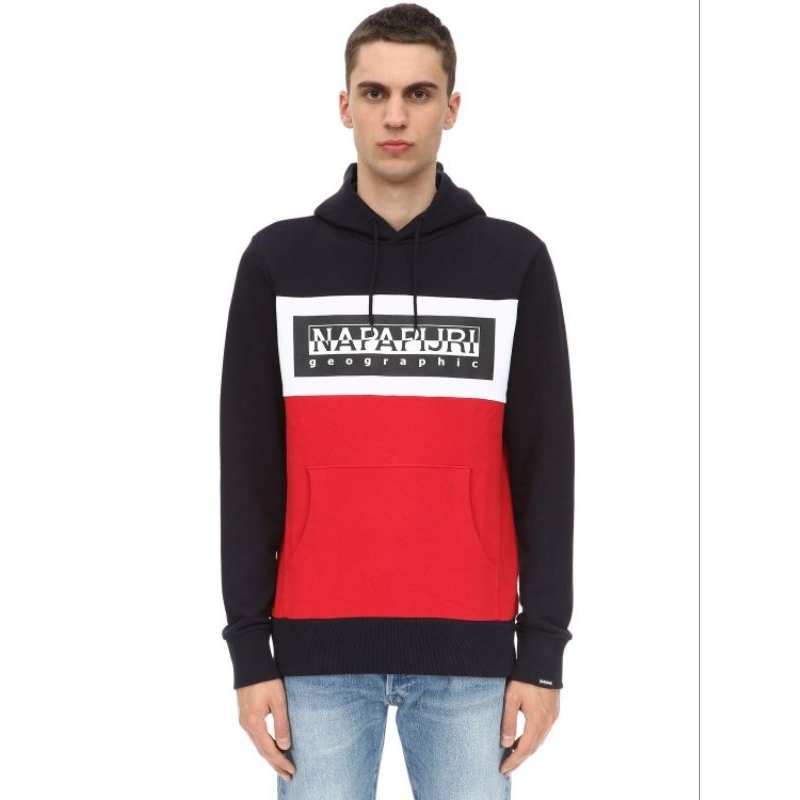 Napapijri Bek Hoodie Navy / White / Red Original