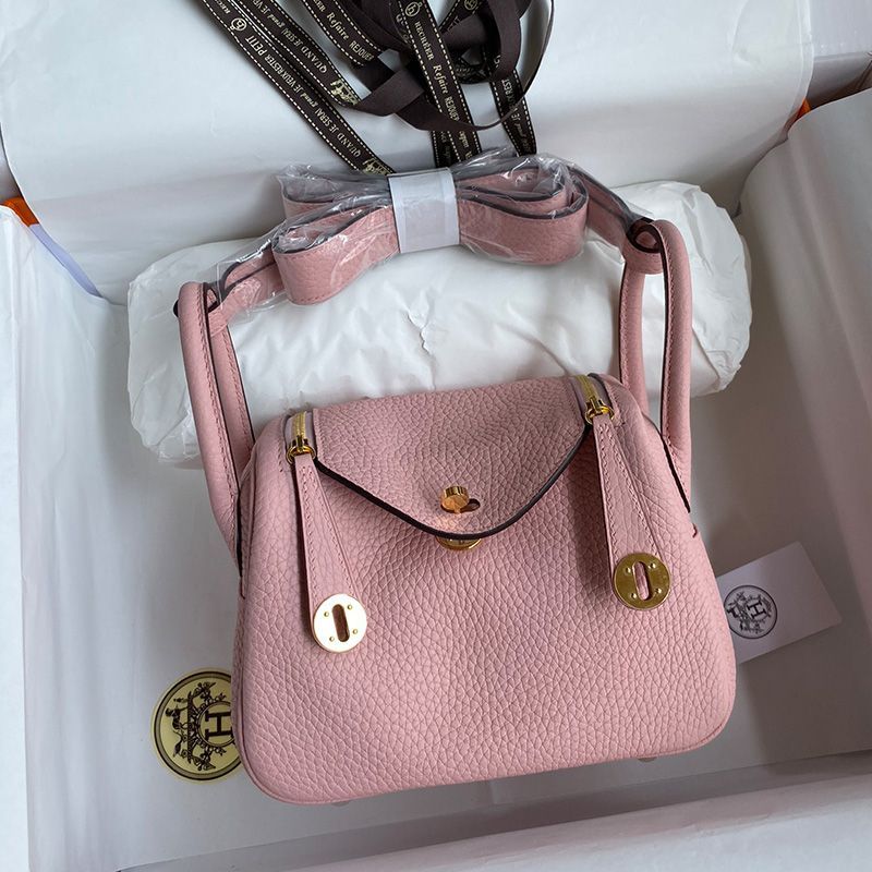 Free Box - TAS H20879Lindy Ukuran 20 Warna Pink. Tas Selempang & Bahu Wanita import