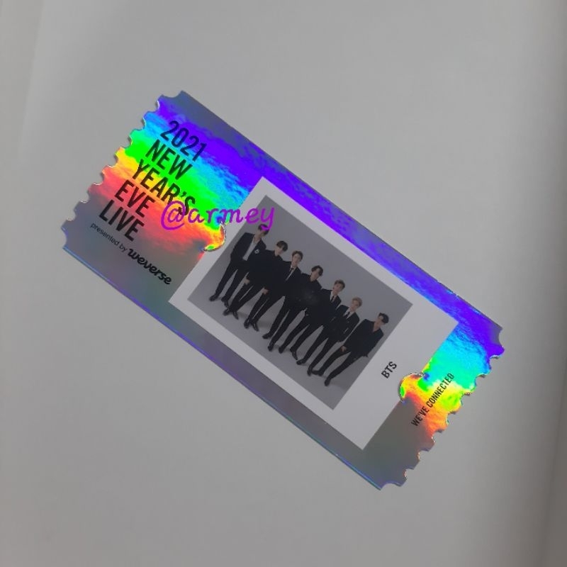 NYEL 2021 Special Ticket BTS