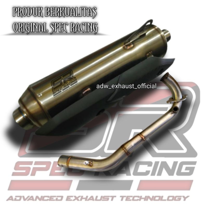 Promo Knalpot Standar Racing Custom Vario Nmax Aerox Pcx Adv Lexy Scoot Beat Mio Original SR Spec Ra