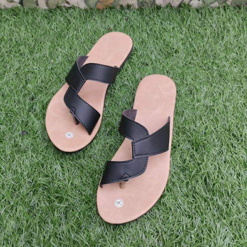 Sandal jepit wanita teplek anti slip sandal tasik