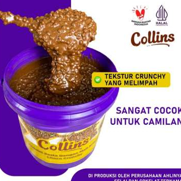 

Terkini Collins Choco Crunchy 1kg Coklat Pasta dengan Malt Krispi