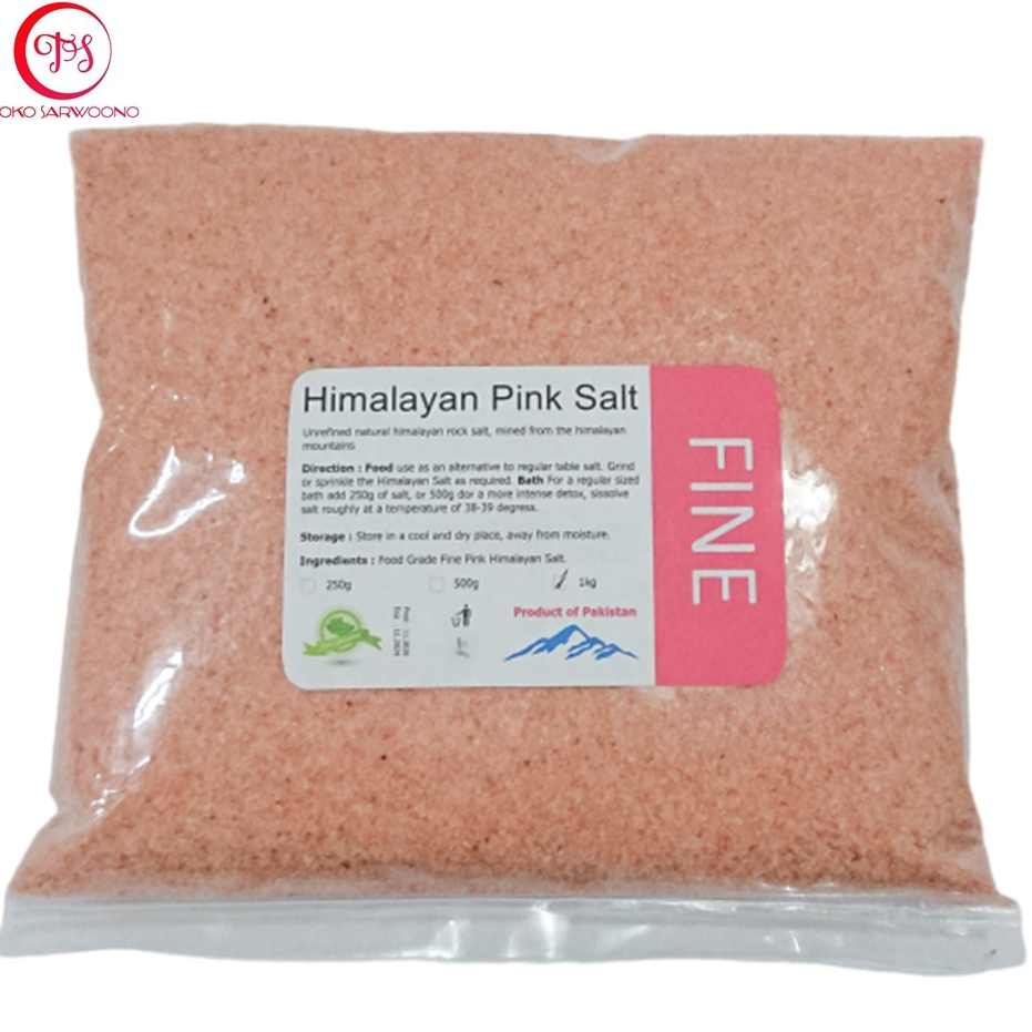

➶⁎✶ Garam Himalaya 1Kg - Premium Himalayan Pink Salt / Himsalt Ready Stok