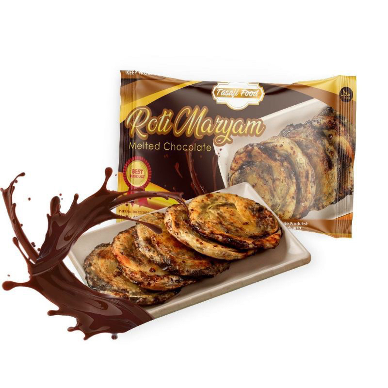 

Coklat, Original, Keju, Roti Maryam Cokelat Lumer Isi 5 Tasaji FOOD ASLI Roti Cane