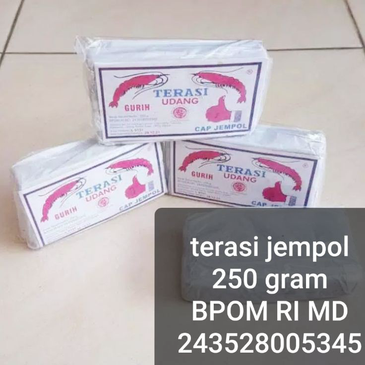 

Terlaris Terasi udang cap jempol 250 gram Pasti Murah