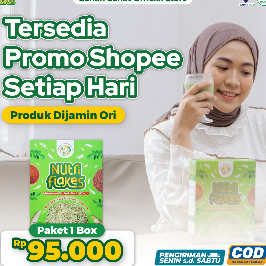 

Paling Popular Nutriflakes Sereal Umbi Garut Asam Lambung Ampuh Mengatasi Asam Lambung, Maag, Gerd 1 Box Kirim Langsung