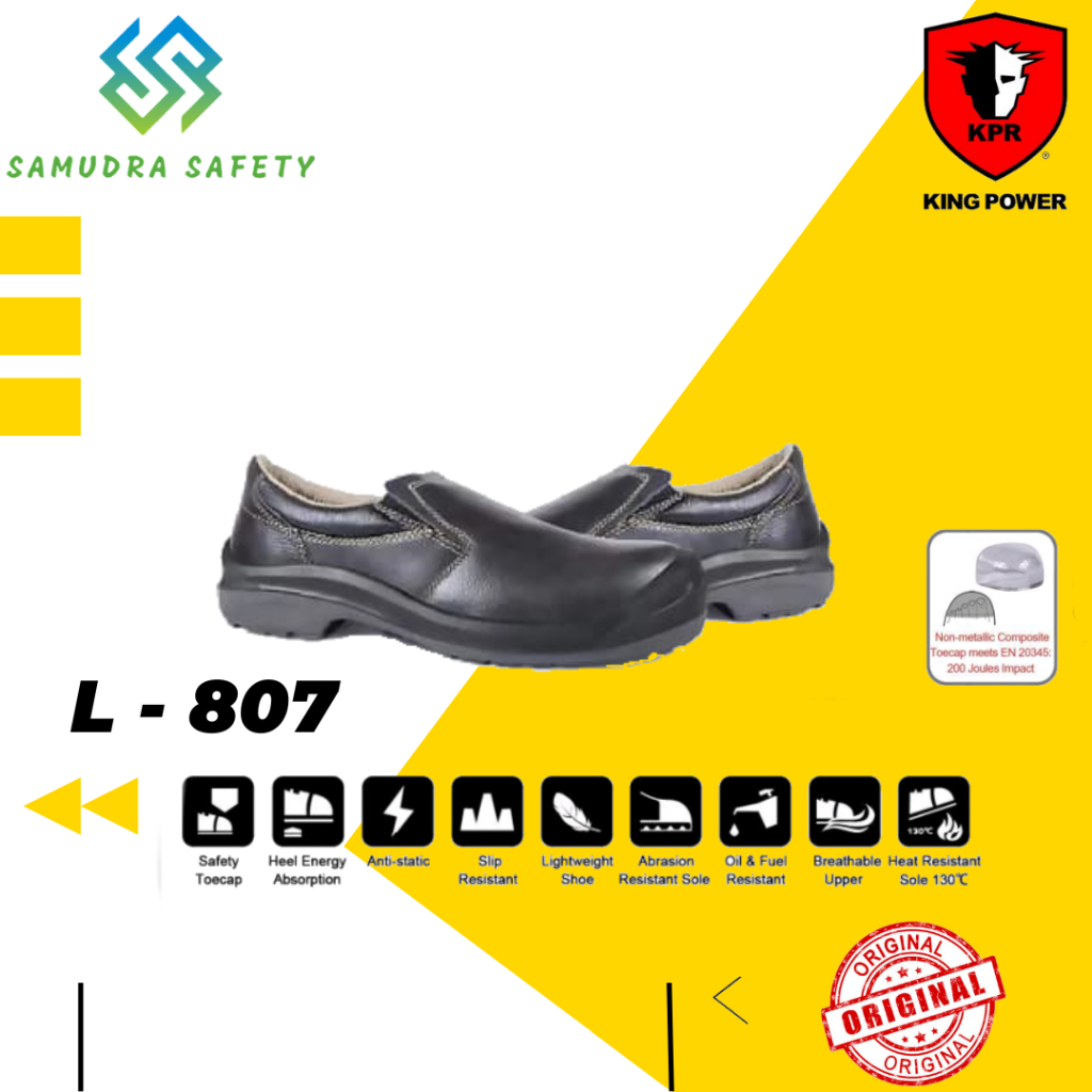 Safety Shoes King Power || Sepatu Safety King Power L-807 || Original 