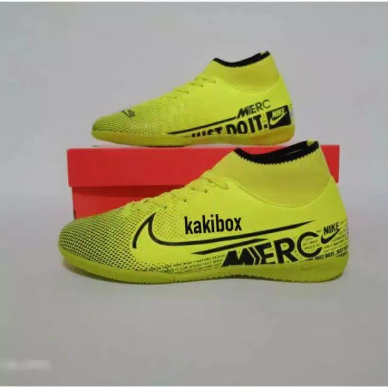 Sepatu Futsal Anak boot mercurial Ronaldo lentur tidak kaku bisa COD