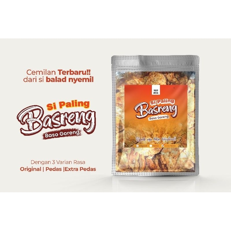 

Si Paling Basreng/ Basreng iris pedas daun jeruk 135g