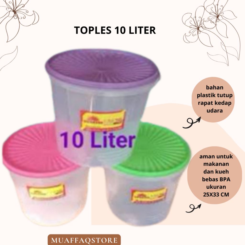 TOPLES PLASTIK 10 LITER