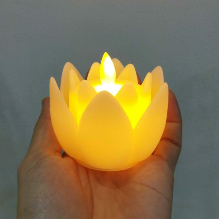 Terbatas Lilin Elektrik Model Bunga Teratai / Lilin Elektrik Bunga / Lilin Elektrik / Lilin LED