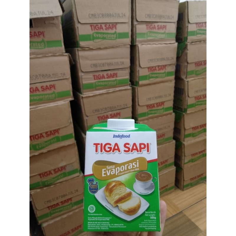 

(Exp. Sept 2025) Susu Evaporasi Tiga Sapi 500g