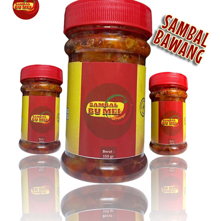 

Bestseller SAMBAL BAWANG / SAMBAL 150GR / SAMBAL BU MEI / SAMBEL PEDES Buruan Beli