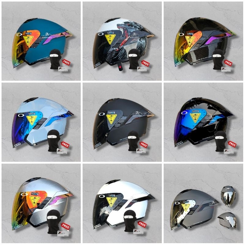 Helm Rsv Sv300 Carbon Glossy Paket Ganteng | Helm Rsv Visor Iridium