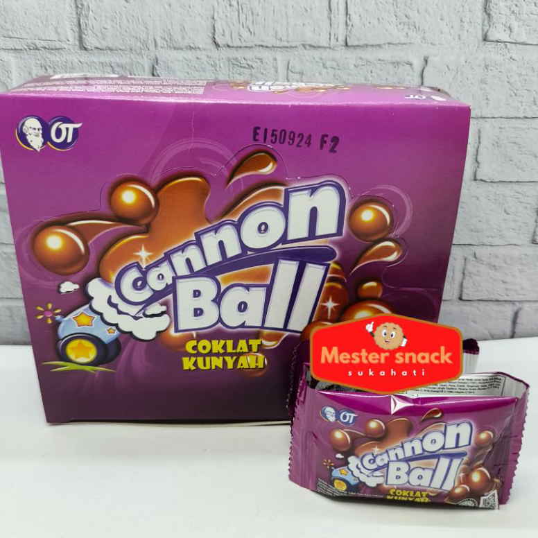 

✨ Cannon Ball (coklat kunyah)