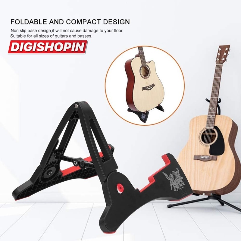 Stand Gitar Portable Gitar akustik Listrik | Stand Lipat Gitar Listrik Akustik