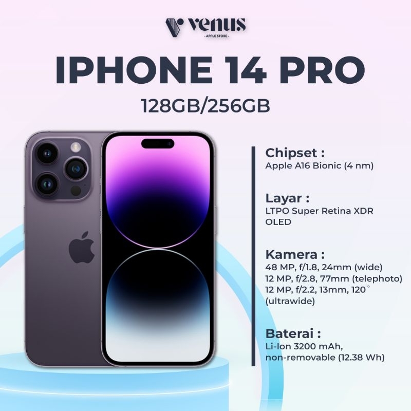 iPhone 14 Pro 256 Like New99% EX ibox / Resmi / IPhone 14 Pro
