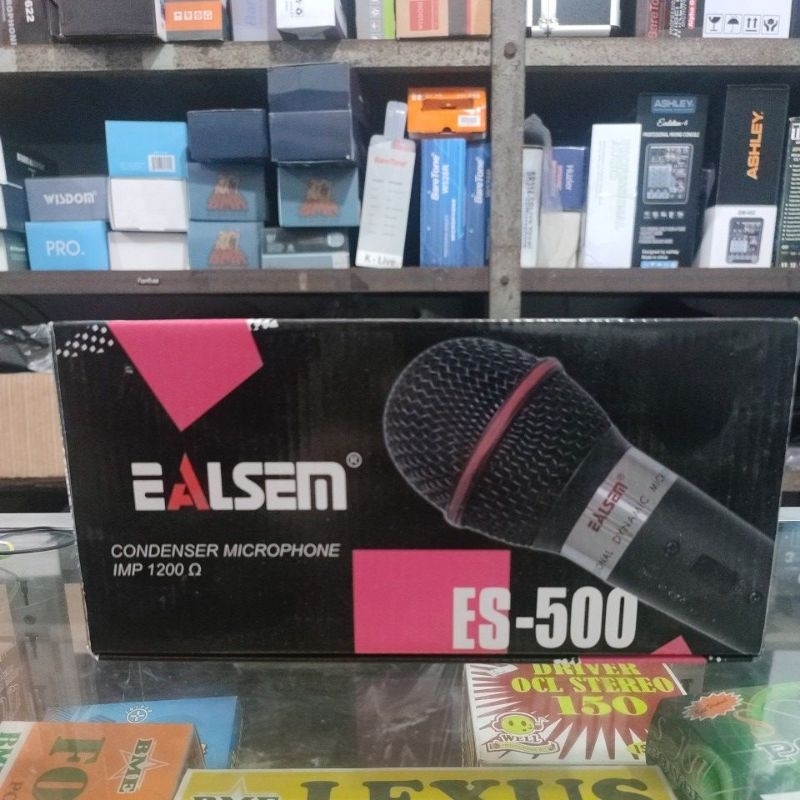 mic kondensor/mic kabel ealsem es 500