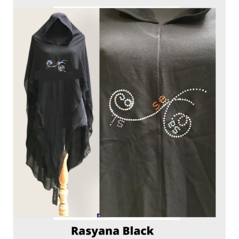 Aksesoris Hijab Khimar Sticker Diamon Gelombang SSS