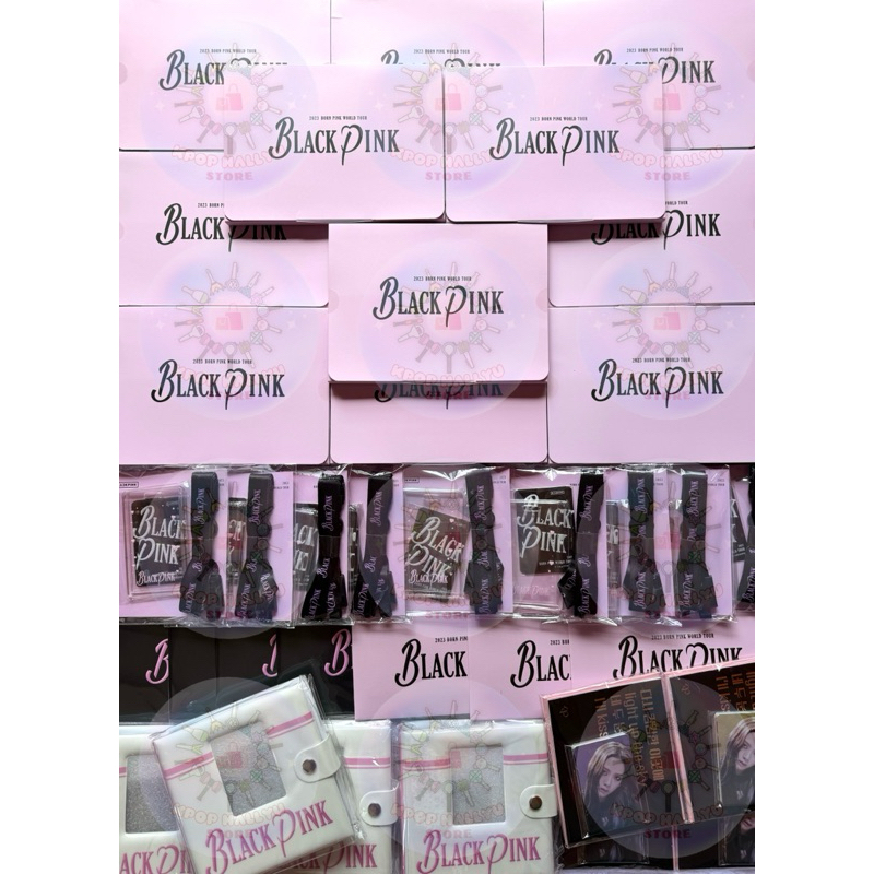 BLACKPINK OFFICIAL DEADLINE TOUR MERCH IN GOYANG BACKSTAGE FINALE HOODIE AND TOUR MERCH BORN PINK & 
