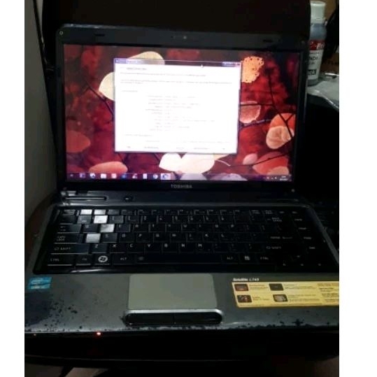 Laptop Toshiba L745 (SECOND / BEKAS)