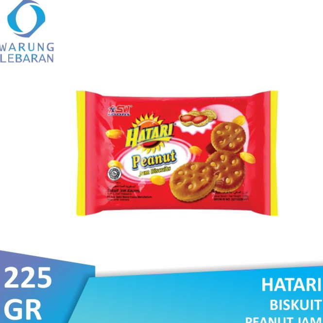 

(ORIGINAL) Hatari Peanut Jam Biscuits 225gr