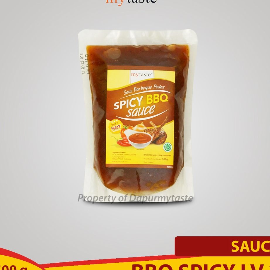 

Model Baru My Taste BBQ Spicy Level 2 - Saus Barbeque Pedas 500 Gram Ready Stok