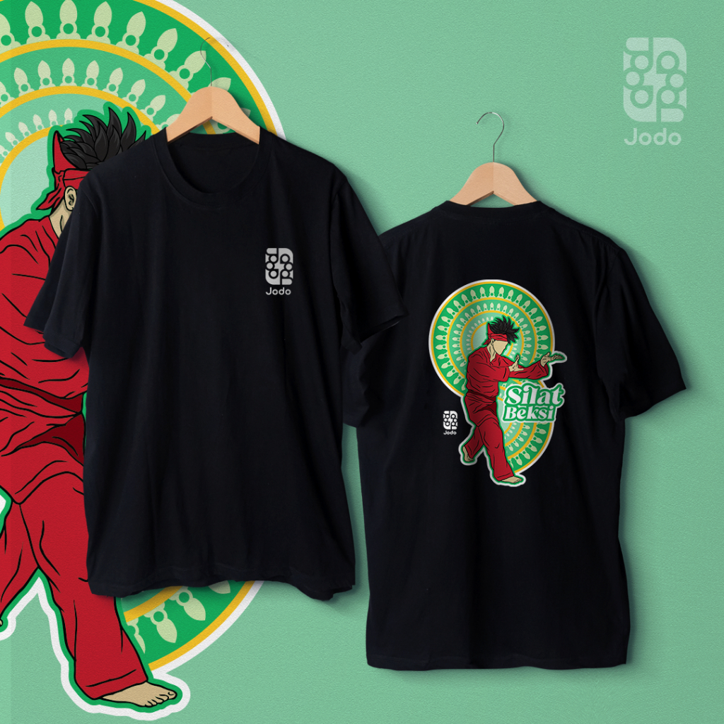 [Jodo] Kaos Unisex Size S to 3XL "SILAT BEKSI" Betawi Pride