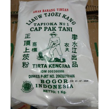 

→➘✹ Sagu Cap Pak Tani 1kg Liauw Tjoei Kang / Tepung Tapioka 1 KG GROSIR Ready