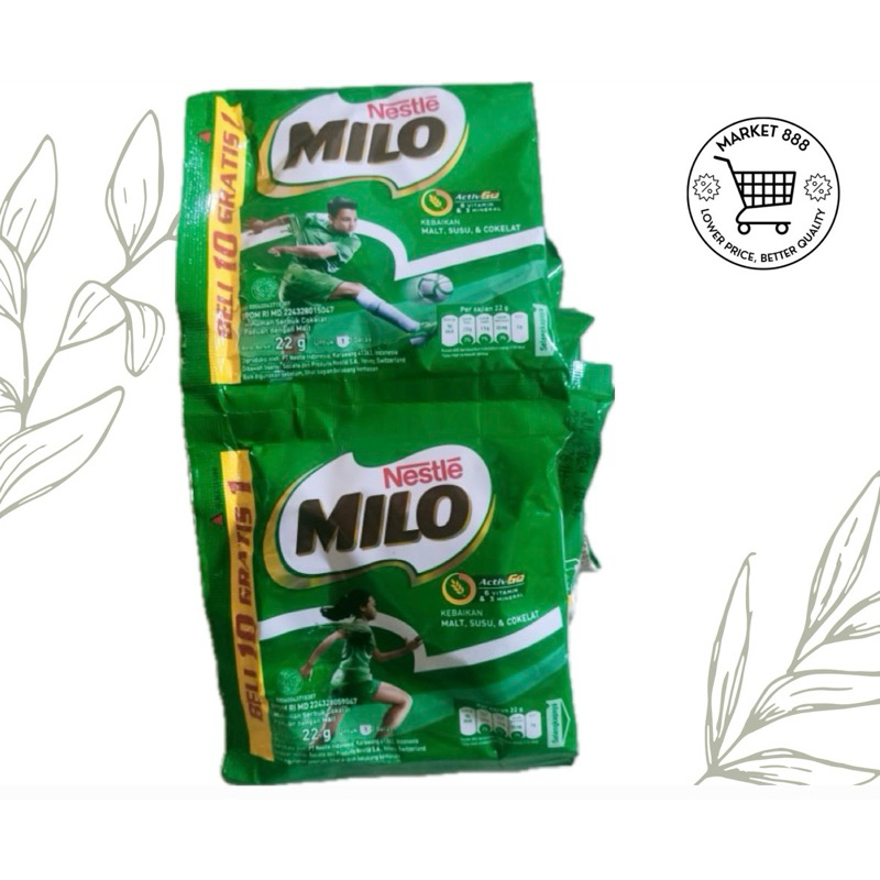 

Susu Milo Coklat 1 Renteng (11 Sachet)