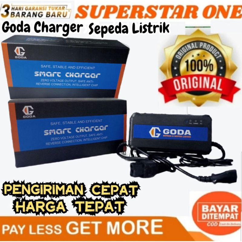 GODA charger sepeda Listrik 48V 12AH/Universal charger Motor Listrik