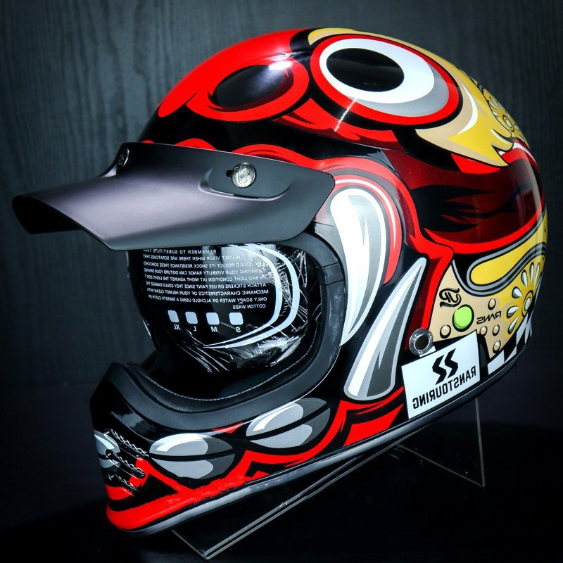 HELM JPX JP SIGNATURE BARONG RANS SUPER BLACK RETRO CLASSIC