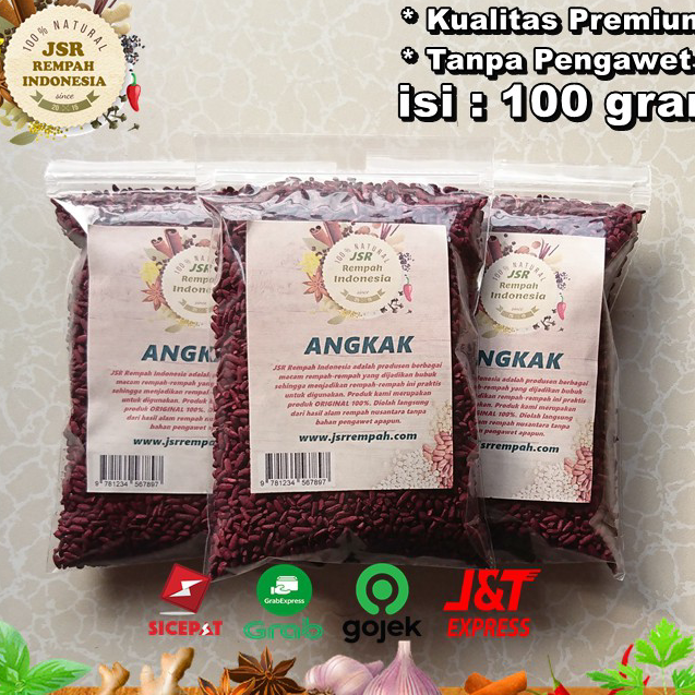 

Kirim Langsung Angkak Asli isi 100 gram JSR Rempah