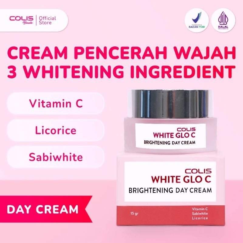 Colis White Glo C Brightening Day Cream Pemutih Wajah