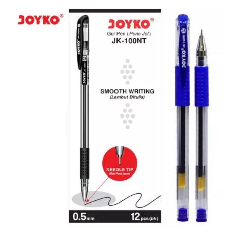 

Ballpoint Joyko JK-100 Biru / Ballpoint Gel Joyko / Pena Cair Jk 100 / Ballpoint Tutup Gel Joyko