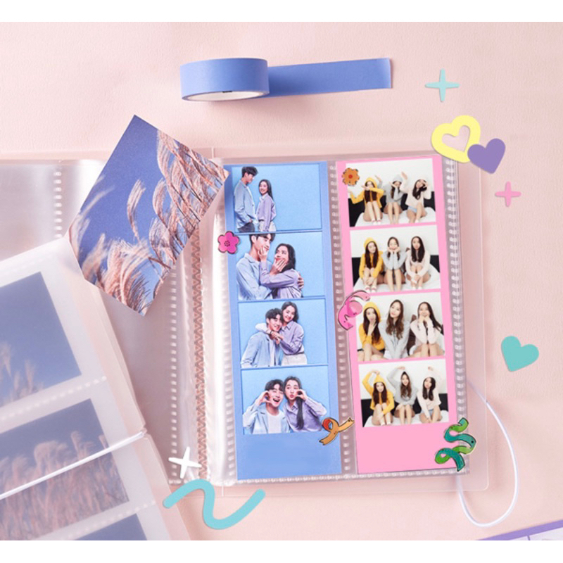 Daiso Korea Kolbuk Photoism 4Cut Frame Pocket Card Photo Album Original