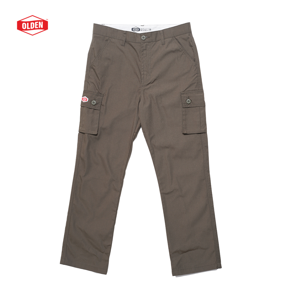 Olden Workwear - Waldorf Cargo Pants Ripstop - Slim Straight Fit - Olive