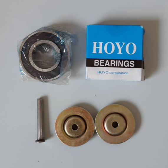 Murah FLJ Paket Ball Bearing Bering Hoyo 6204 6205 Roda Tutup Besi Bearing Paku Pintu Folding Gate H